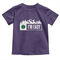 Funny Snowboard Ski Toddler T Shirt I'm Easy Mountain Sign Retro Vintage - Wonder Print Shop