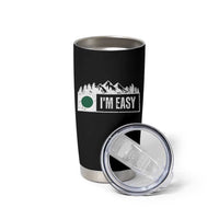 Funny Snowboard Ski Tumbler Cup I'm Easy Mountain Sign Retro Vintage - Wonder Print Shop