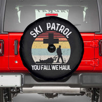 Ski Patrol You Fall We Haul Spare Tire Cover Funny Skiing Skier Winter Sport - Wonder Print Shop