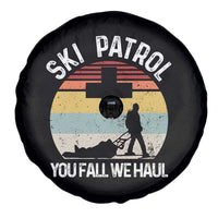 Ski Patrol You Fall We Haul Spare Tire Cover Funny Skiing Skier Winter Sport - Wonder Print Shop
