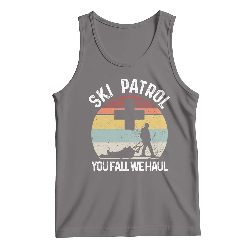 Ski Patrol You Fall We Haul Tank Top Funny Skiing Skier Winter Sport - Wonder Print Shop
