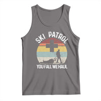 Ski Patrol You Fall We Haul Tank Top Funny Skiing Skier Winter Sport - Wonder Print Shop