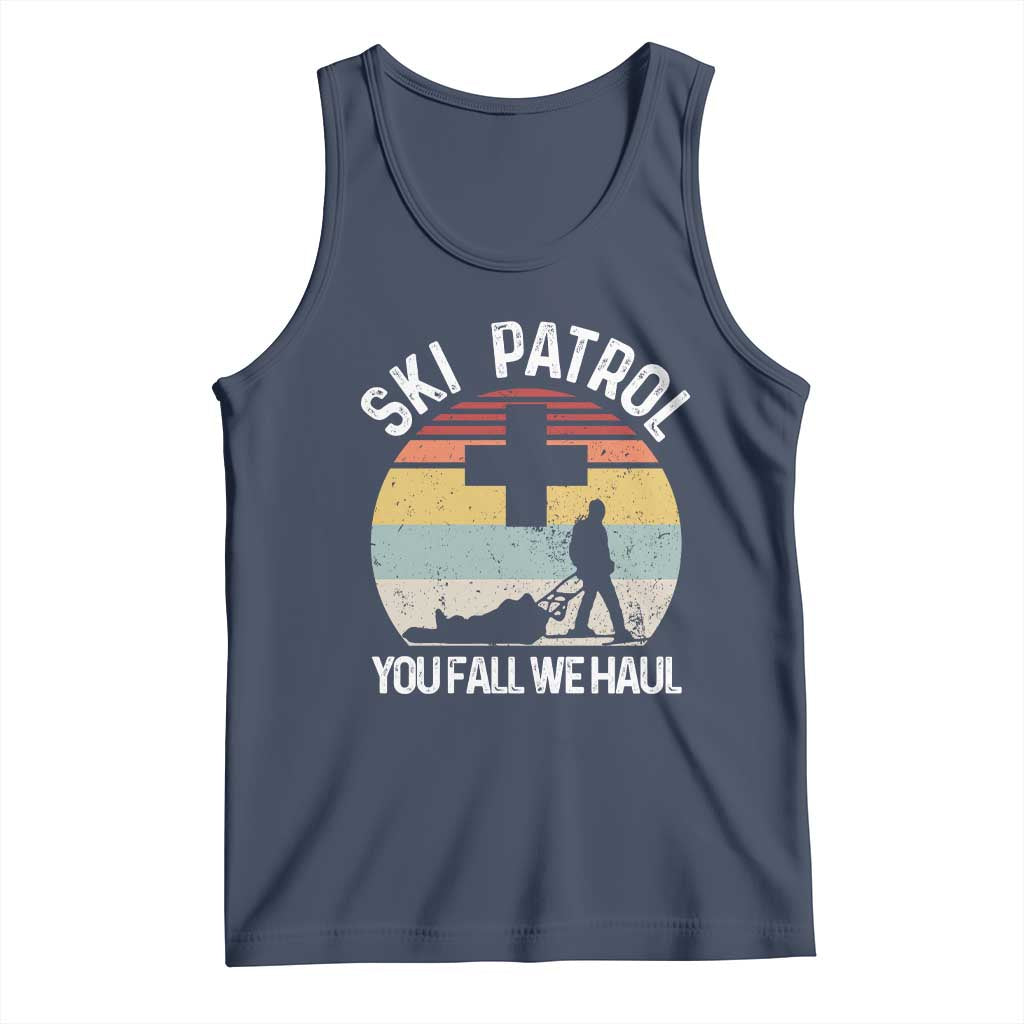 Ski Patrol You Fall We Haul Tank Top Funny Skiing Skier Winter Sport - Wonder Print Shop