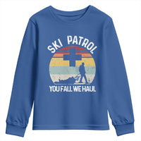 Ski Patrol You Fall We Haul Youth Sweatshirt Funny Skiing Skier Winter Sport - Wonder Print Shop