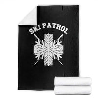 Ski Patrol Throw Blanket Mountain Rescue Winter Slopes Skiing Snowboarding - Wonder Print Shop