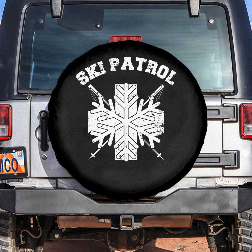 Ski Patrol Spare Tire Cover Mountain Rescue Winter Slopes Skiing Snowboarding - Wonder Print Shop