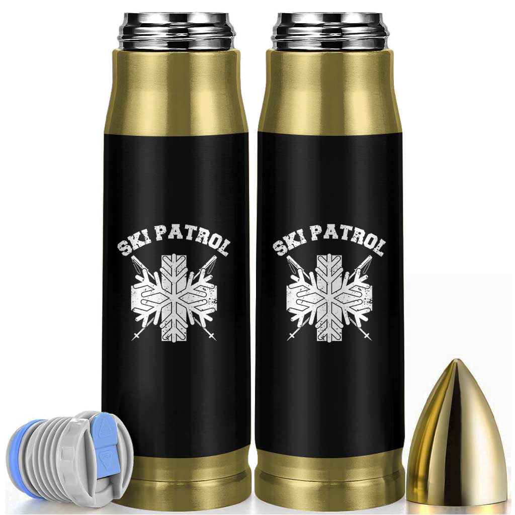 Ski Patrol Bullet Tumbler Mountain Rescue Winter Slopes Skiing Snowboarding - Wonder Print Shop