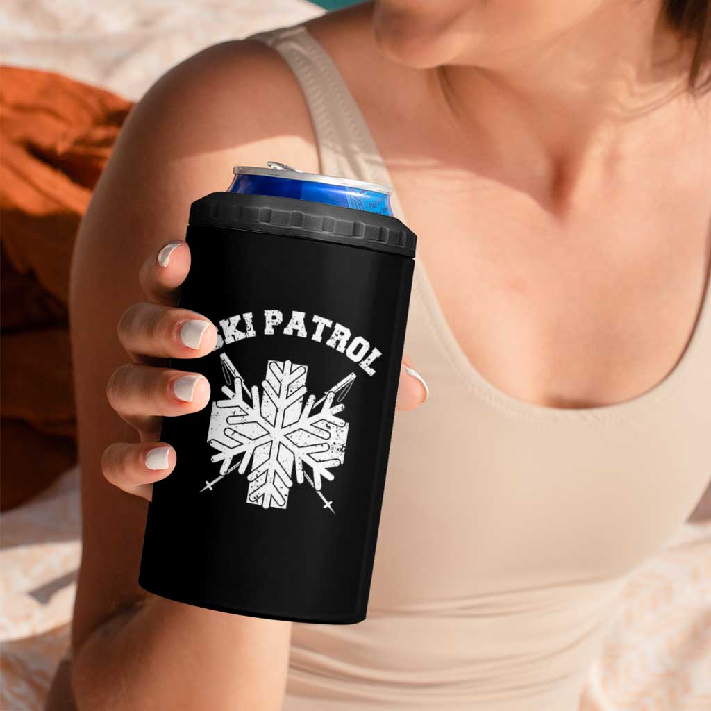 Ski Patrol 4 in 1 Can Cooler Tumbler Mountain Rescue Winter Slopes Skiing Snowboarding - Wonder Print Shop