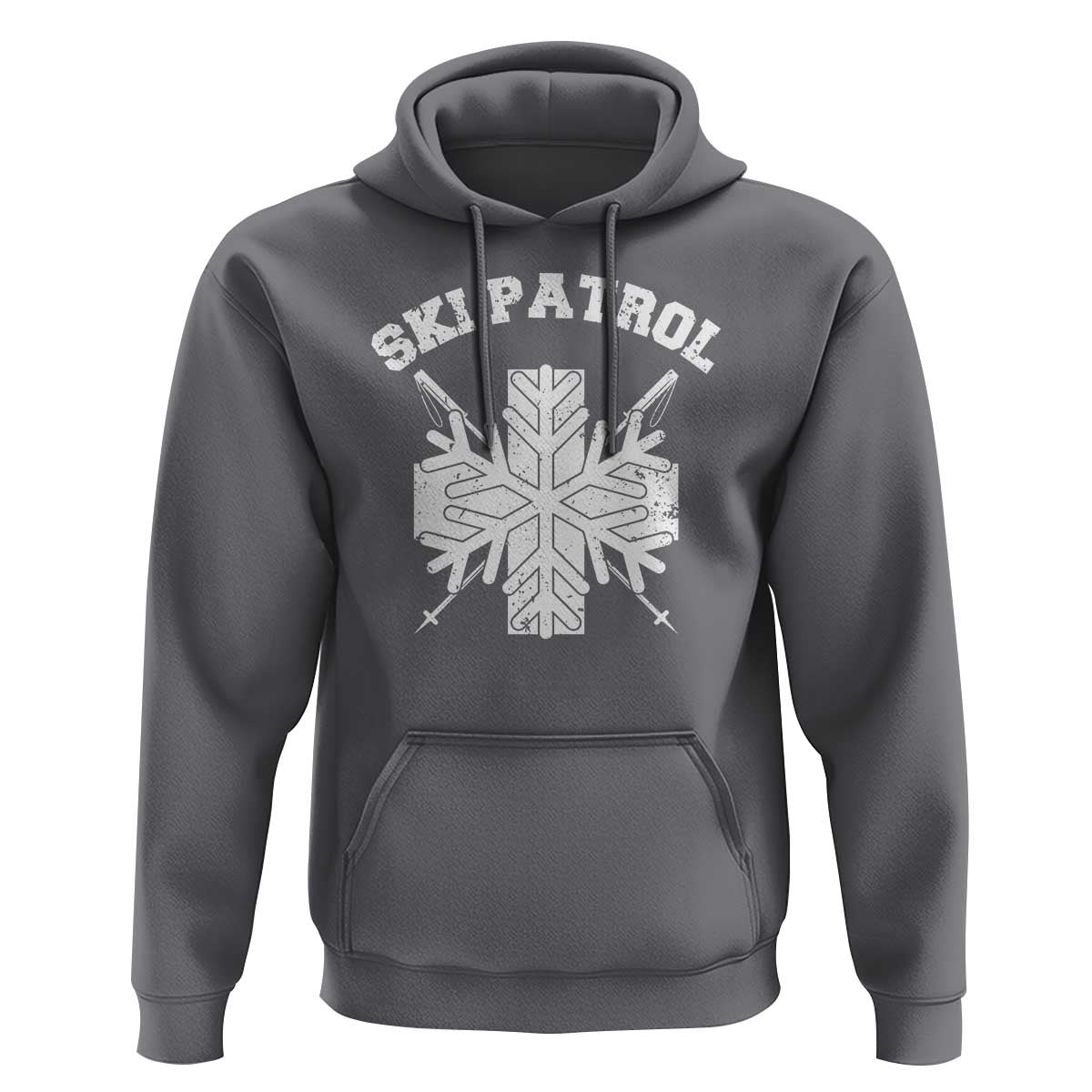 Ski Patrol Hoodie Mountain Rescue Winter Slopes Skiing Snowboarding - Wonder Print Shop