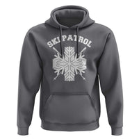 Ski Patrol Hoodie Mountain Rescue Winter Slopes Skiing Snowboarding - Wonder Print Shop