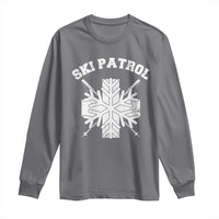 Ski Patrol Long Sleeve Shirt Mountain Rescue Winter Slopes Skiing Snowboarding - Wonder Print Shop