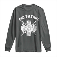Ski Patrol Long Sleeve Shirt Mountain Rescue Winter Slopes Skiing Snowboarding - Wonder Print Shop