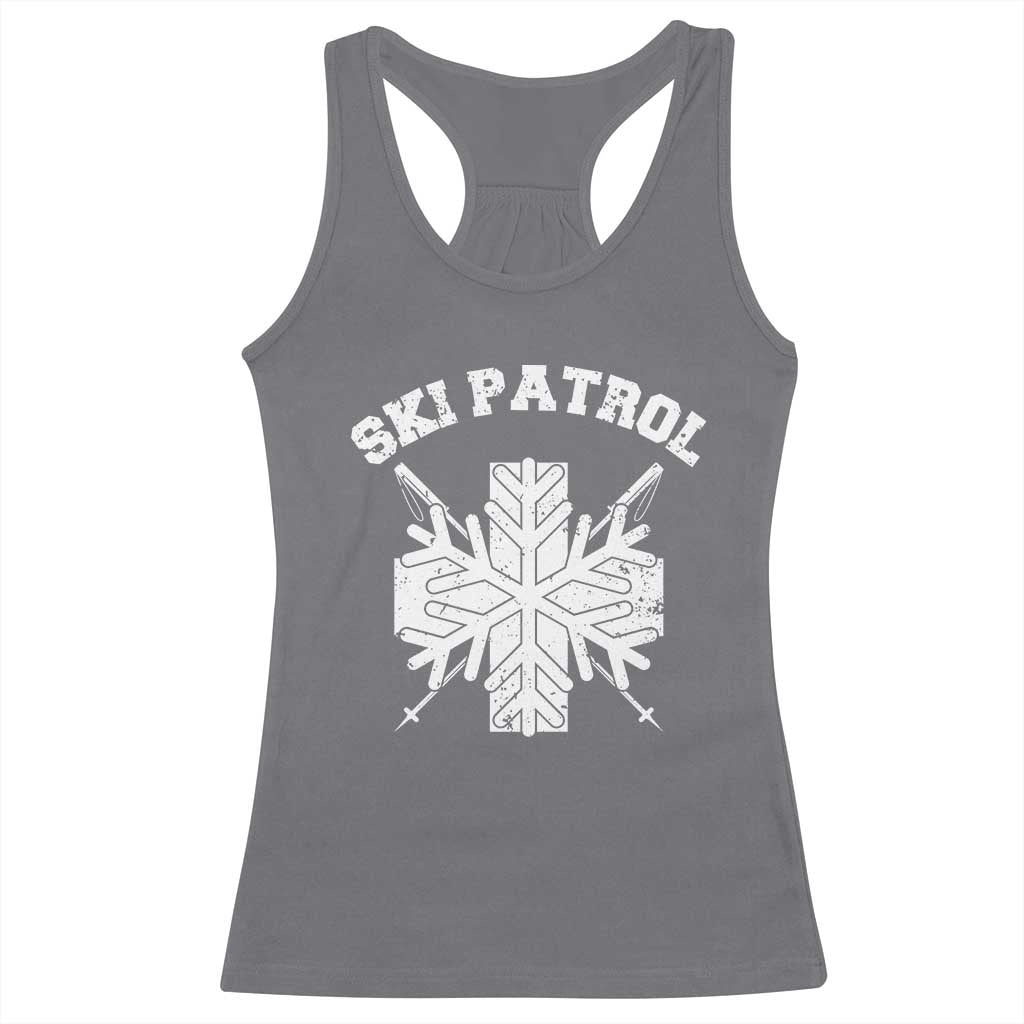 Ski Patrol Racerback Tank Top Mountain Rescue Winter Slopes Skiing Snowboarding - Wonder Print Shop