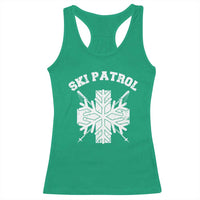 Ski Patrol Racerback Tank Top Mountain Rescue Winter Slopes Skiing Snowboarding - Wonder Print Shop