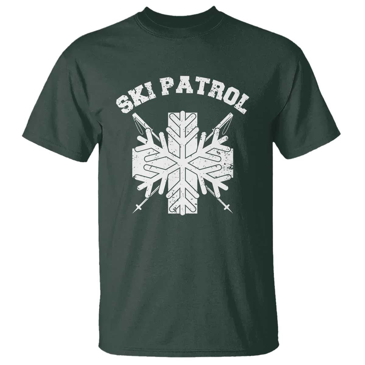 Ski Patrol T Shirt Mountain Rescue Winter Slopes Skiing Snowboarding - Wonder Print Shop
