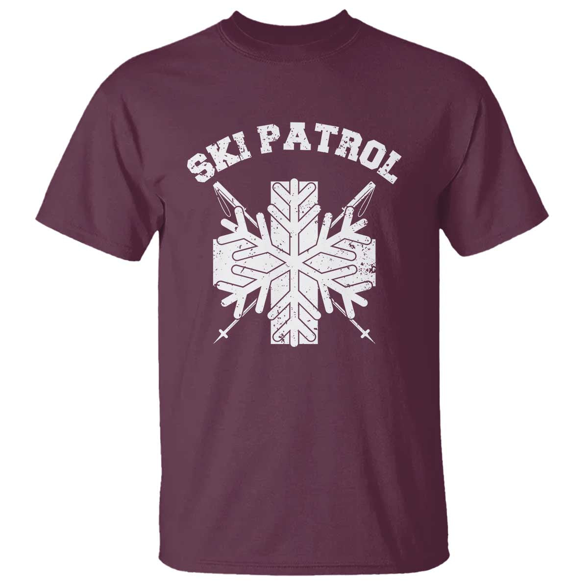 Ski Patrol T Shirt Mountain Rescue Winter Slopes Skiing Snowboarding - Wonder Print Shop
