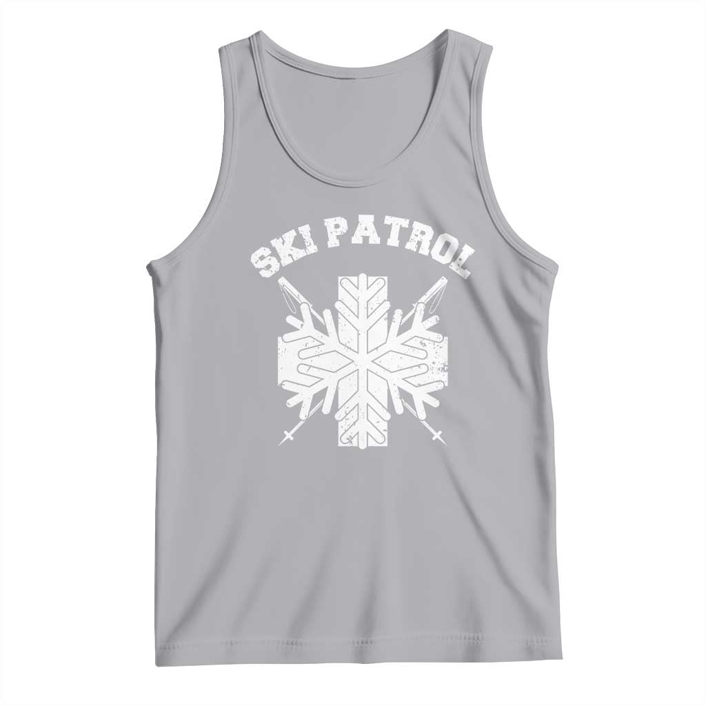 Ski Patrol Tank Top Mountain Rescue Winter Slopes Skiing Snowboarding - Wonder Print Shop