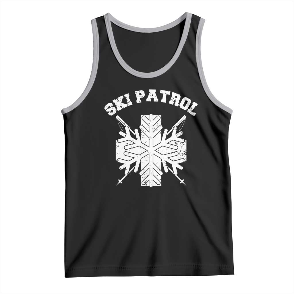 Ski Patrol Tank Top Mountain Rescue Winter Slopes Skiing Snowboarding - Wonder Print Shop
