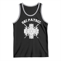 Ski Patrol Tank Top Mountain Rescue Winter Slopes Skiing Snowboarding - Wonder Print Shop