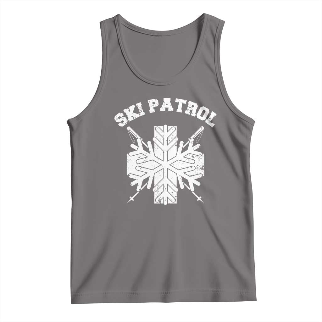 Ski Patrol Tank Top Mountain Rescue Winter Slopes Skiing Snowboarding - Wonder Print Shop