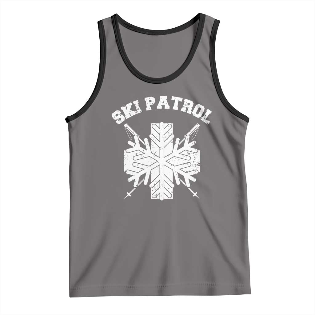 Ski Patrol Tank Top Mountain Rescue Winter Slopes Skiing Snowboarding - Wonder Print Shop