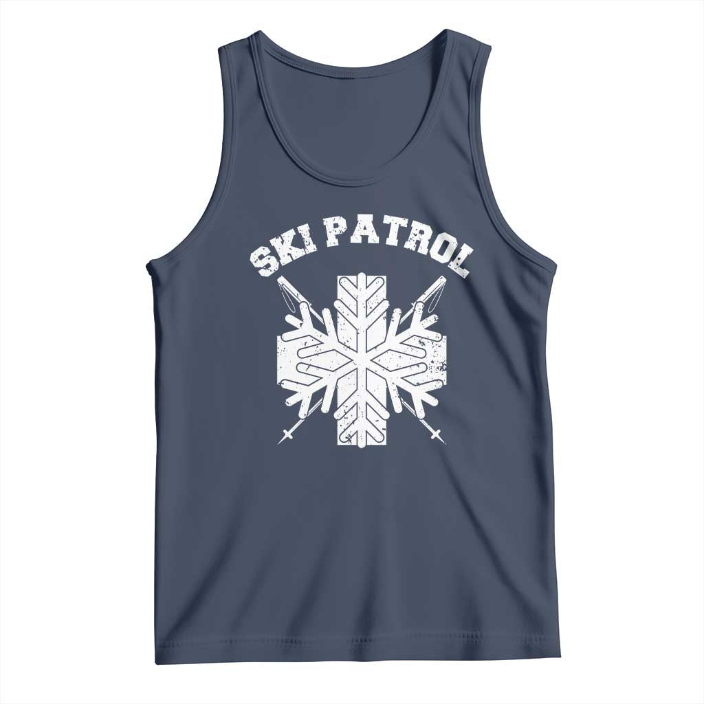Ski Patrol Tank Top Mountain Rescue Winter Slopes Skiing Snowboarding - Wonder Print Shop
