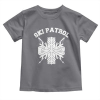 Ski Patrol Toddler T Shirt Mountain Rescue Winter Slopes Skiing Snowboarding - Wonder Print Shop