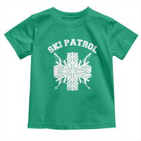 Ski Patrol Toddler T Shirt Mountain Rescue Winter Slopes Skiing Snowboarding - Wonder Print Shop