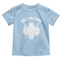 Ski Patrol Toddler T Shirt Mountain Rescue Winter Slopes Skiing Snowboarding - Wonder Print Shop