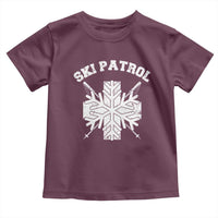 Ski Patrol Toddler T Shirt Mountain Rescue Winter Slopes Skiing Snowboarding - Wonder Print Shop