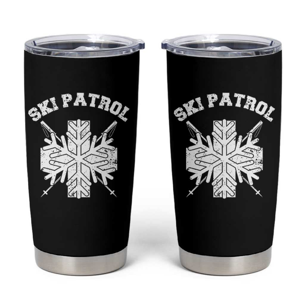 Ski Patrol Tumbler Cup Mountain Rescue Winter Slopes Skiing Snowboarding - Wonder Print Shop