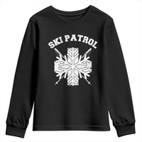 Ski Patrol Youth Sweatshirt Mountain Rescue Winter Slopes Skiing Snowboarding - Wonder Print Shop