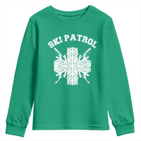 Ski Patrol Youth Sweatshirt Mountain Rescue Winter Slopes Skiing Snowboarding - Wonder Print Shop