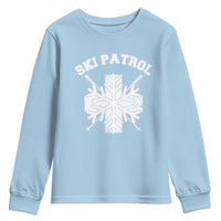 Ski Patrol Youth Sweatshirt Mountain Rescue Winter Slopes Skiing Snowboarding - Wonder Print Shop