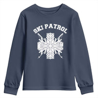 Ski Patrol Youth Sweatshirt Mountain Rescue Winter Slopes Skiing Snowboarding - Wonder Print Shop