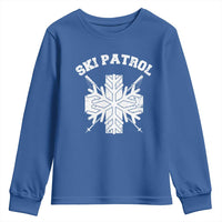 Ski Patrol Youth Sweatshirt Mountain Rescue Winter Slopes Skiing Snowboarding - Wonder Print Shop