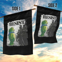 Frog Resist Garden Flag Portland Frog Activist Protest City Art - Wonder Print Shop