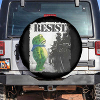 Frog Resist Spare Tire Cover Portland Frog Activist Protest City Art - Wonder Print Shop