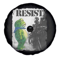 Frog Resist Spare Tire Cover Portland Frog Activist Protest City Art - Wonder Print Shop