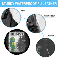 Frog Resist Spare Tire Cover Portland Frog Activist Protest City Art - Wonder Print Shop