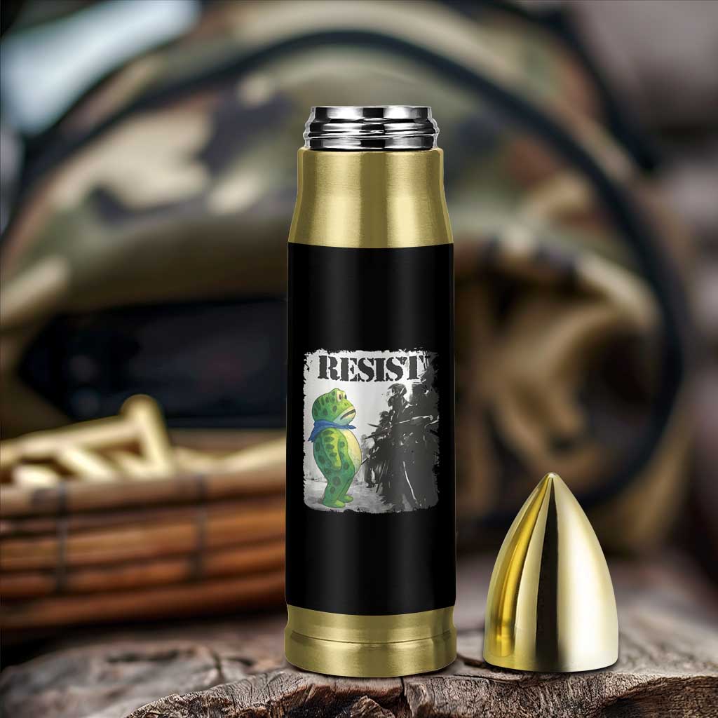 Frog Resist Bullet Tumbler Portland Frog Activist Protest City Art - Wonder Print Shop