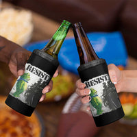 Frog Resist 4 in 1 Can Cooler Tumbler Portland Frog Activist Protest City Art - Wonder Print Shop