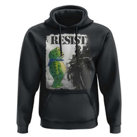 Frog Resist Hoodie Portland Frog Activist Protest City Art - Wonder Print Shop