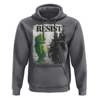 Frog Resist Hoodie Portland Frog Activist Protest City Art - Wonder Print Shop