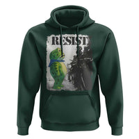 Frog Resist Hoodie Portland Frog Activist Protest City Art - Wonder Print Shop
