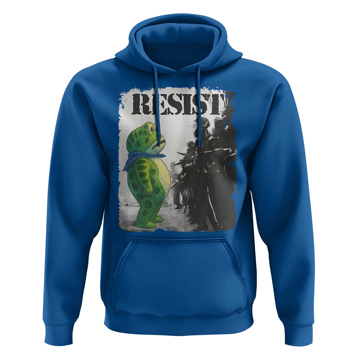 Frog Resist Hoodie Portland Frog Activist Protest City Art - Wonder Print Shop