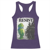 Frog Resist Racerback Tank Top Portland Frog Activist Protest City Art - Wonder Print Shop