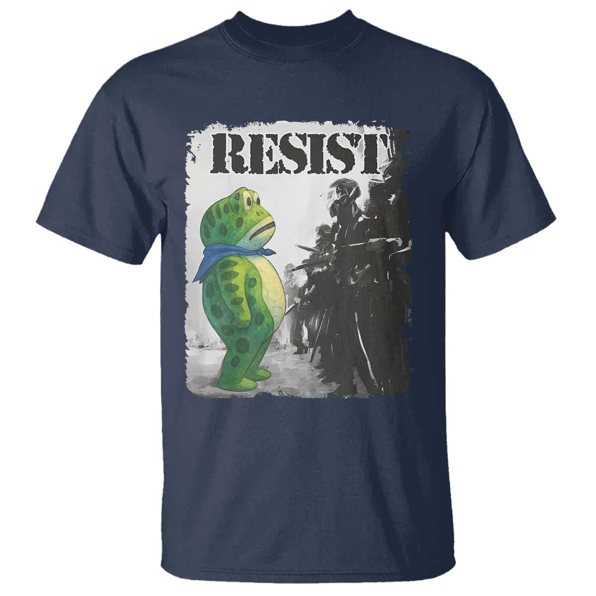 Frog Resist T Shirt Portland Frog Activist Protest City Art - Wonder Print Shop