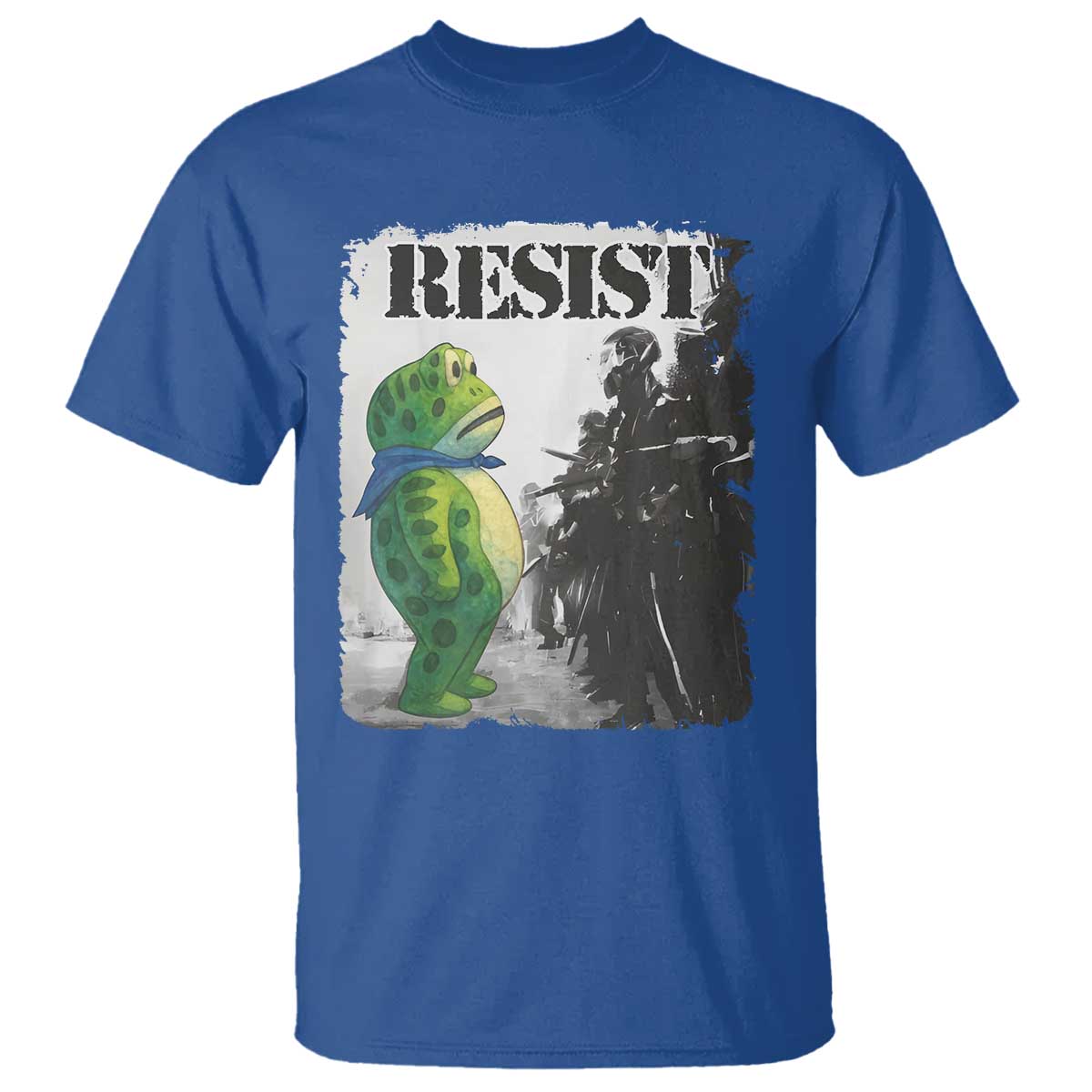 Frog Resist T Shirt Portland Frog Activist Protest City Art - Wonder Print Shop