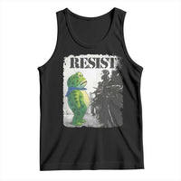Frog Resist Tank Top Portland Frog Activist Protest City Art - Wonder Print Shop